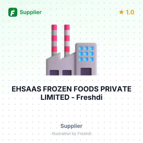 EHSAAS FROZEN FOODS PRIVATE LIMITED – summary card, no photo uploaded yet