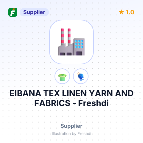 EIBANA TEX LINEN YARN AND FABRICS – summary card, no photo uploaded yet