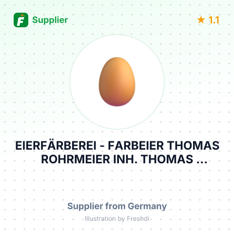 EIERFÄRBEREI - FARBEIER THOMAS ROHRMEIER INH. THOMAS ROHRMEIER – summary card, no photo uploaded yet