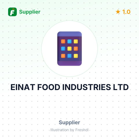 EINAT FOOD INDUSTRIES LTD – summary card, no photo uploaded yet