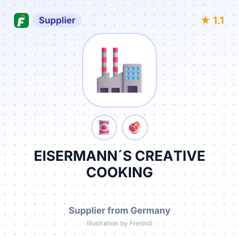 EISERMANN´S CREATIVE COOKING – summary card, no photo uploaded yet