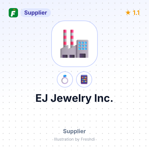 EJ Jewelry Inc. – summary card, no photo uploaded yet