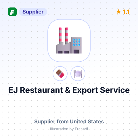 EJ Restaurant & Export Service – summary card, no photo uploaded yet