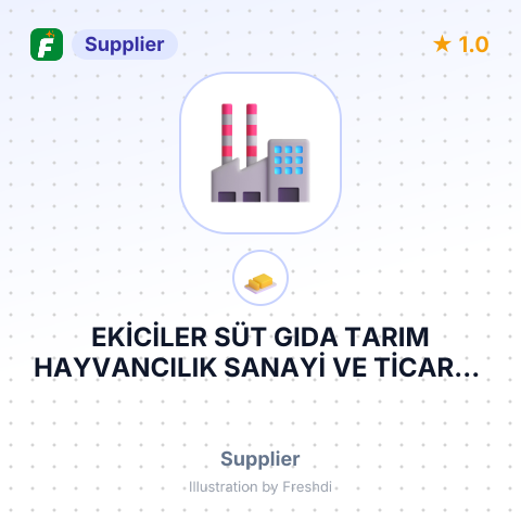 EKİCİLER SÜT GIDA TARIM HAYVANCILIK SANAYİ VE TİCARET ANONİM ŞİRKETİ – summary card, no photo uploaded yet