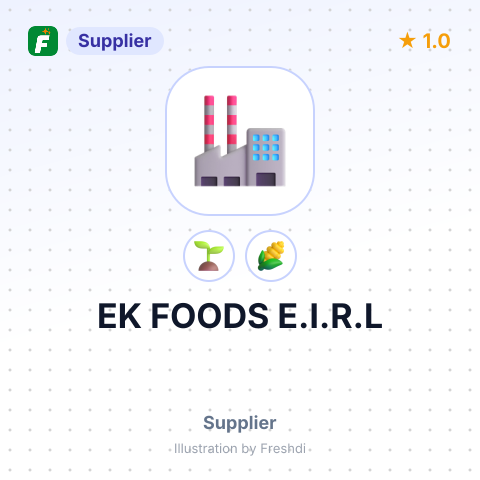 EK FOODS E.I.R.L – summary card, no photo uploaded yet