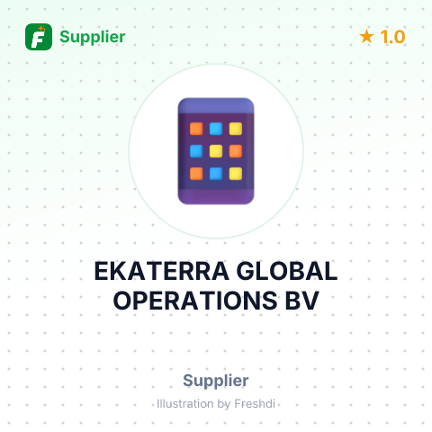 EKATERRA GLOBAL OPERATIONS BV – summary card, no photo uploaded yet