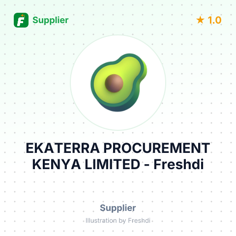 EKATERRA PROCUREMENT KENYA LIMITED – summary card, no photo uploaded yet