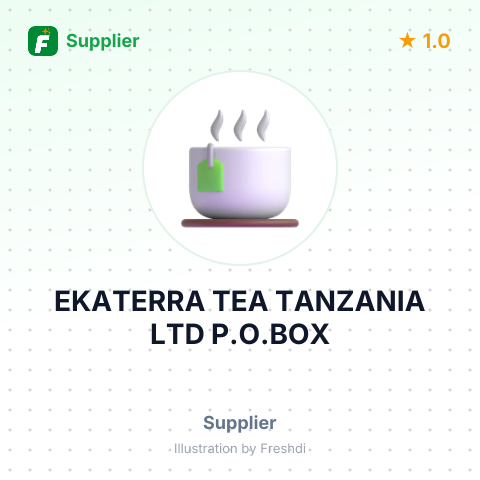 EKATERRA TEA TANZANIA LTD P.O.BOX – summary card, no photo uploaded yet