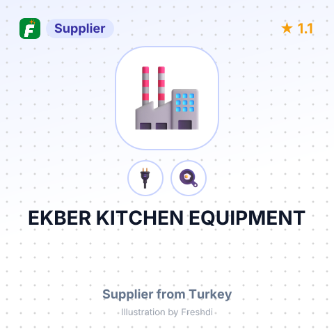 EKBER KITCHEN EQUIPMENT – summary card, no photo uploaded yet
