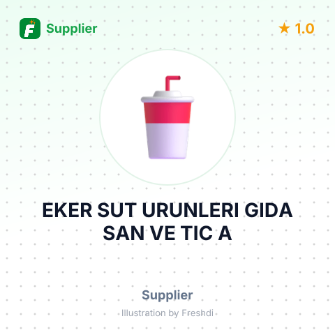 EKER SUT URUNLERI GIDA SAN VE TIC A – summary card, no photo uploaded yet