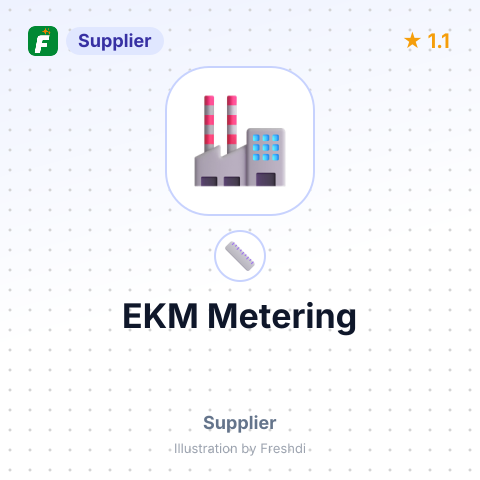 EKM Metering – summary card, no photo uploaded yet