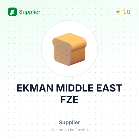 EKMAN MIDDLE EAST FZE – summary card, no photo uploaded yet