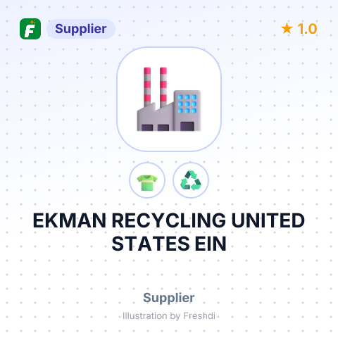 EKMAN RECYCLING UNITED STATES EIN – summary card, no photo uploaded yet