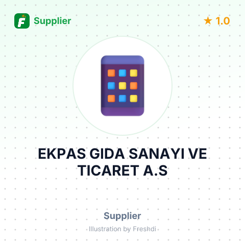 EKPAS GIDA SANAYI VE TICARET A.S – summary card, no photo uploaded yet