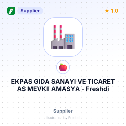 EKPAS GIDA SANAYI VE TICARET AS MEVKII AMASYA – summary card, no photo uploaded yet