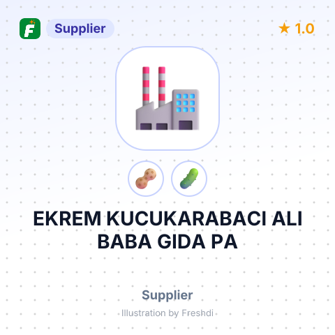 EKREM KUCUKARABACI ALI BABA GIDA PA – summary card, no photo uploaded yet