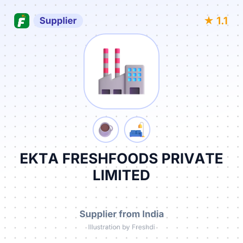 EKTA FRESHFOODS PRIVATE LIMITED – summary card, no photo uploaded yet