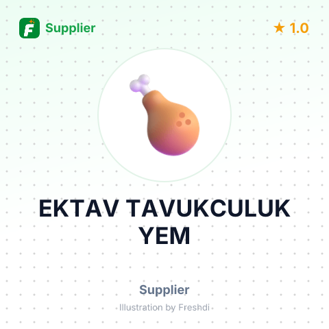 EKTAV TAVUKCULUK YEM – summary card, no photo uploaded yet