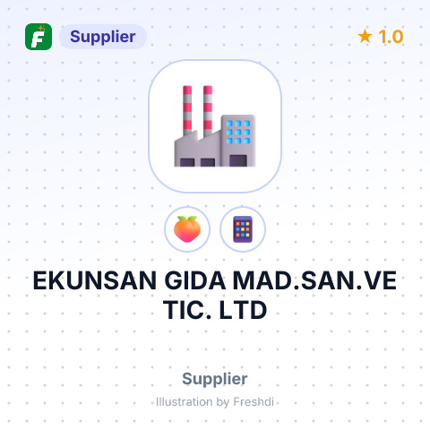 EKUNSAN GIDA MAD.SAN.VE TIC. LTD – summary card, no photo uploaded yet
