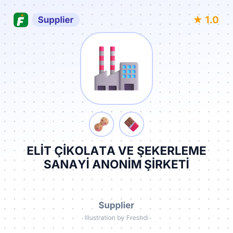 ELİT ÇİKOLATA VE ŞEKERLEME SANAYİ ANONİM ŞİRKETİ – summary card, no photo uploaded yet