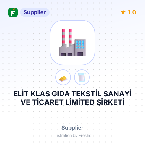 ELİT KLAS GIDA TEKSTİL SANAYİ VE TİCARET LİMİTED ŞİRKETİ – summary card, no photo uploaded yet