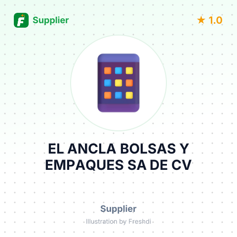 EL ANCLA BOLSAS Y EMPAQUES SA DE CV – summary card, no photo uploaded yet