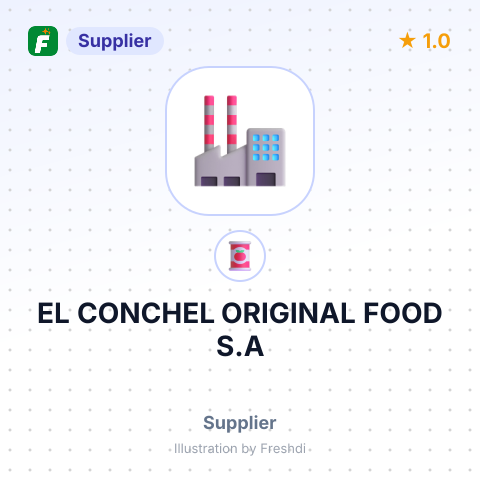 EL CONCHEL ORIGINAL FOOD S.A – summary card, no photo uploaded yet