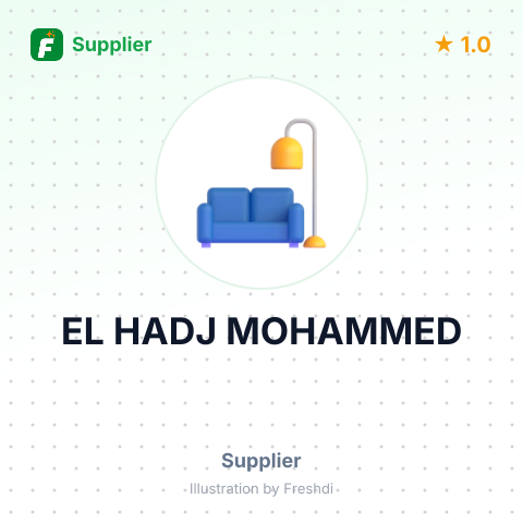 EL HADJ MOHAMMED – summary card, no photo uploaded yet