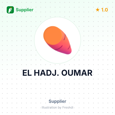 EL HADJ. OUMAR – summary card, no photo uploaded yet