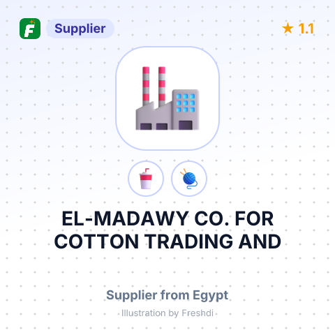 EL-MADAWY CO. FOR COTTON TRADING AND – summary card, no photo uploaded yet