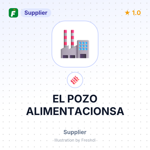 EL POZO ALIMENTACIONSA – summary card, no photo uploaded yet
