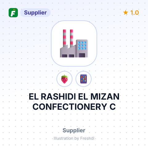 EL RASHIDI EL MIZAN CONFECTIONERY C – summary card, no photo uploaded yet
