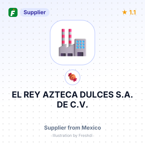 EL REY AZTECA DULCES S.A. DE C.V. – summary card, no photo uploaded yet