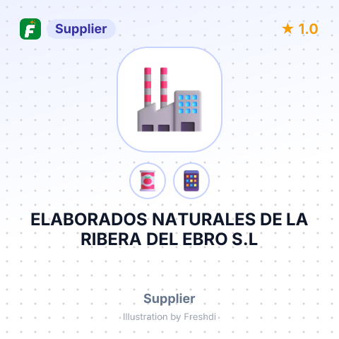 ELABORADOS NATURALES DE LA RIBERA DEL EBRO S.L – summary card, no photo uploaded yet