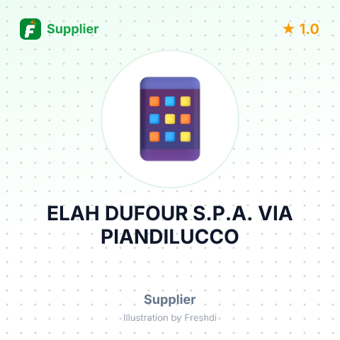 ELAH DUFOUR S.P.A. VIA PIANDILUCCO – summary card, no photo uploaded yet