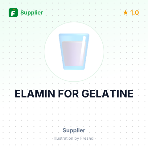 ELAMIN FOR GELATINE – summary card, no photo uploaded yet