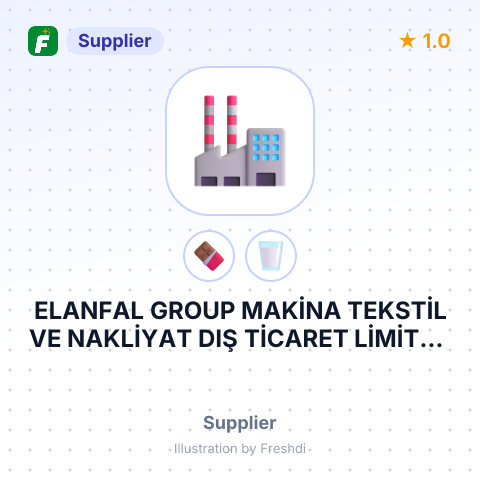 ELANFAL GROUP MAKİNA TEKSTİL VE NAKLİYAT DIŞ TİCARET LİMİTED ŞİRKETİ – summary card, no photo uploaded yet