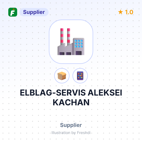 ELBLAG-SERVIS ALEKSEI KACHAN – summary card, no photo uploaded yet