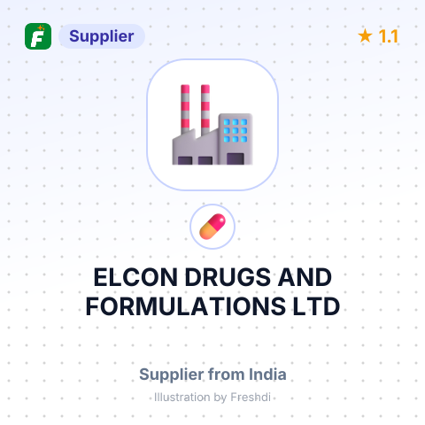 ELCON DRUGS AND FORMULATIONS LTD – summary card, no photo uploaded yet