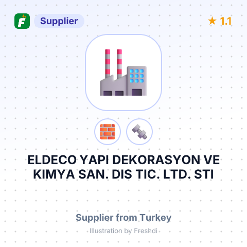ELDECO YAPI DEKORASYON VE KIMYA SAN. DIS TIC. LTD. STI – summary card, no photo uploaded yet