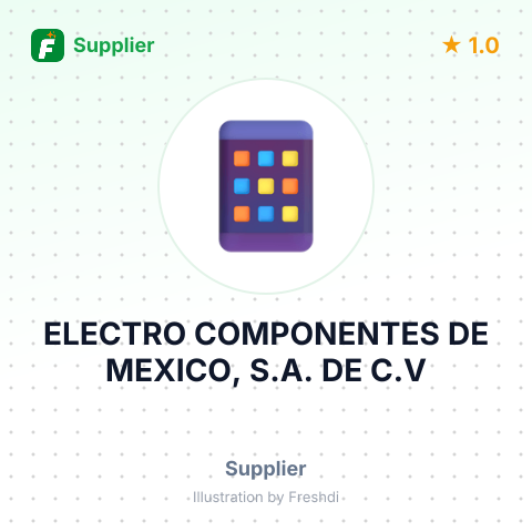 ELECTRO COMPONENTES DE MEXICO, S.A. DE C.V – summary card, no photo uploaded yet