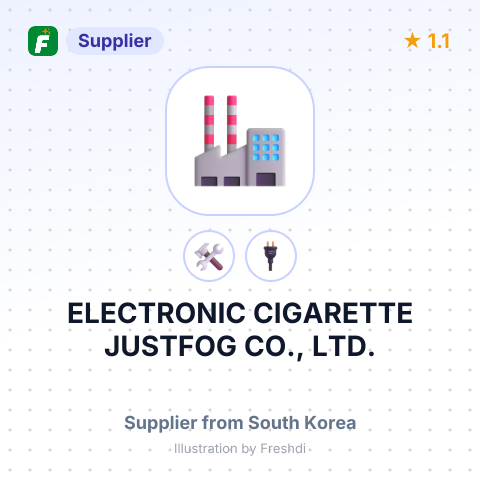 ELECTRONIC CIGARETTE JUSTFOG CO., LTD. – summary card, no photo uploaded yet