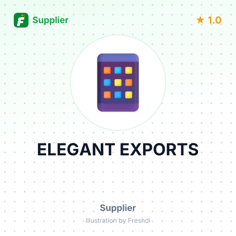 ELEGANT EXPORTS – summary card, no photo uploaded yet