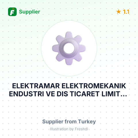 ELEKTRAMAR ELEKTROMEKANIK ENDUSTRI VE DIS TICARET LIMITED SIRKETI – summary card, no photo uploaded yet