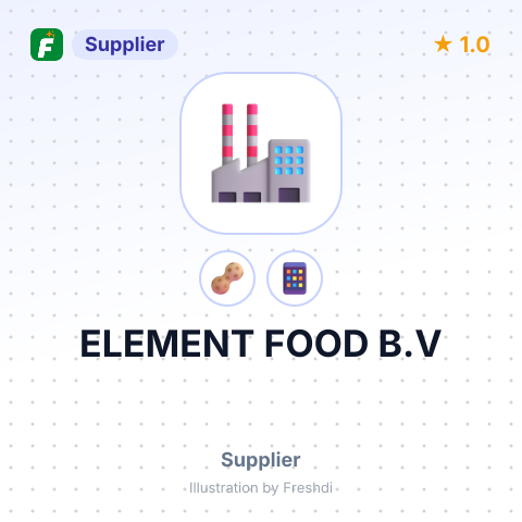 ELEMENT FOOD B.V – summary card, no photo uploaded yet