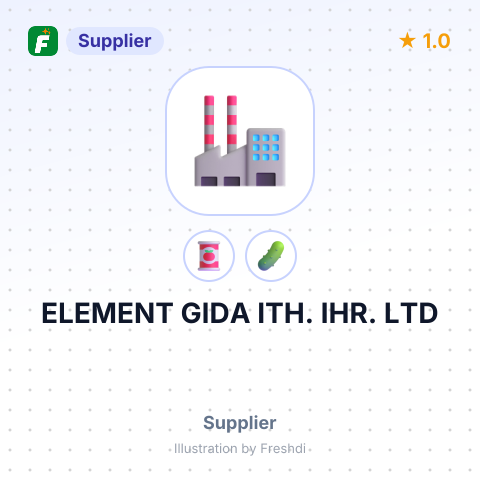 ELEMENT GIDA ITH. IHR. LTD – summary card, no photo uploaded yet
