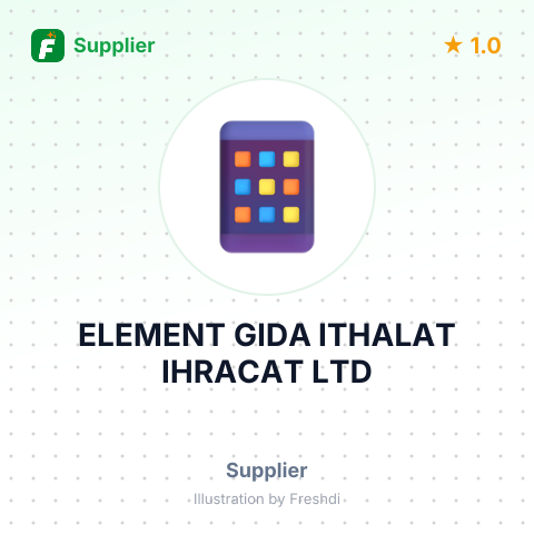 ELEMENT GIDA ITHALAT IHRACAT LTD – summary card, no photo uploaded yet
