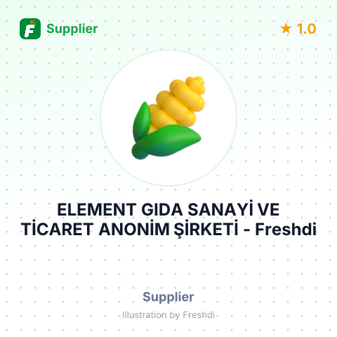 ELEMENT GIDA SANAYİ VE TİCARET ANONİM ŞİRKETİ – summary card, no photo uploaded yet