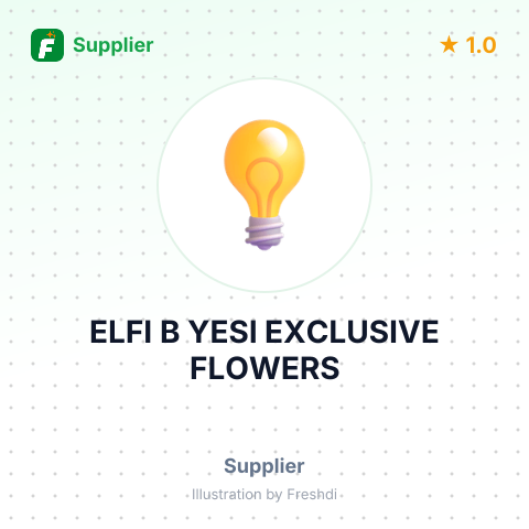 ELFI B YESI EXCLUSIVE FLOWERS – summary card, no photo uploaded yet