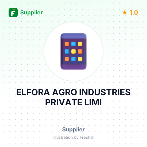 ELFORA AGRO INDUSTRIES PRIVATE LIMI – summary card, no photo uploaded yet